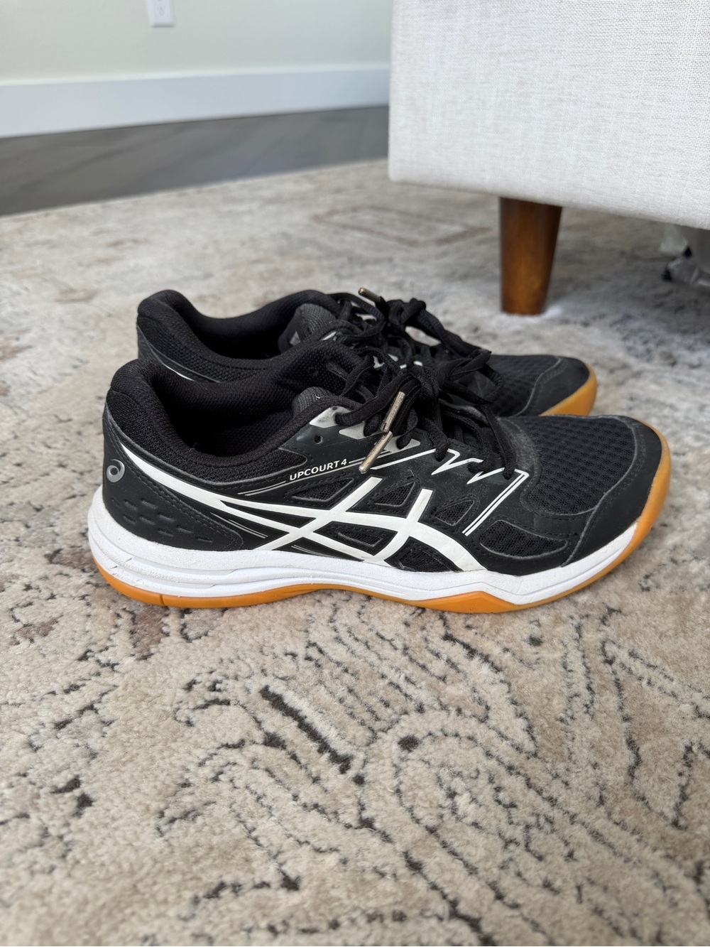 Asics Black UPcourt 4 Court Sneakers